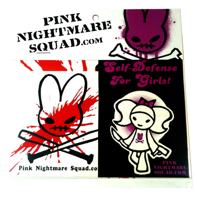1st wave - vinyl sticker pack - by pink nightmare squad