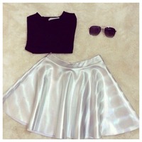 Free Shipping-HOLOGRAM SKIRT - Thumbnail 1