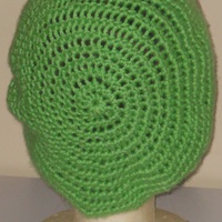 Crochet Pearl Initial Slouchy Hats    - Thumbnail 1