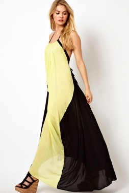 bumble bee maxi dress