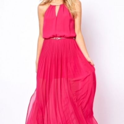 Pink maxi