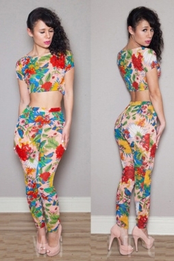Floral pant 2 piece