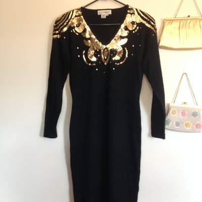 80s sweater dress - Thumbnail 2