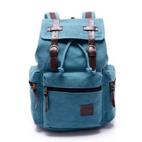 Vintage Travelling Canvas School Backpack