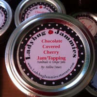 Chocolate Cherry Jam/Topping, 8 oz. - Thumbnail 1