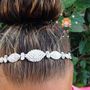 Black Rhinestone Center Headband/Perfect Photo Prop/Newborns/Kids-1