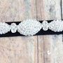 Black Rhinestone Center Headband/Perfect Photo Prop/Newborns/Kids-4
