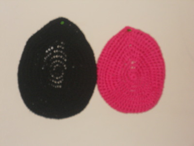 Crochet Mother Daughter Slouchy Hats 