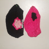Crochet Mother Daughter Slouchy Hats  - Thumbnail 1