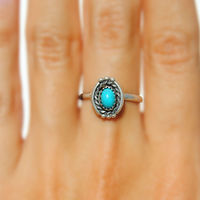 Vintage Oval Turquoise - Thumbnail 2