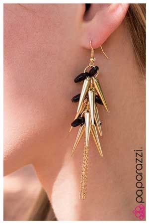 Black & Gold Earrings