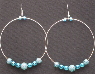 Teal hoops