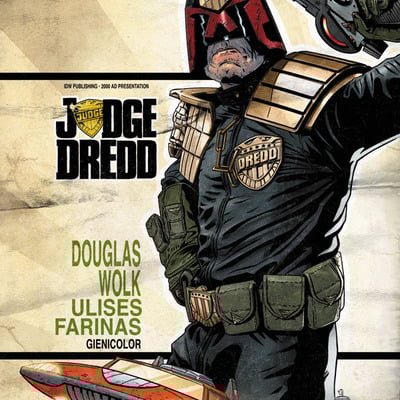Judge dredd: mega city two #1 artist print