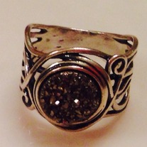 Stone Nest Sterling Silver Ring