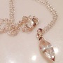 Tear Drop Sterling Silver Necklace -2