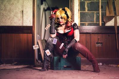 Harley Quinn PaperCube (Injustice Inspired) A4 Signed Print 