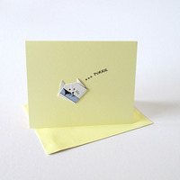 Purr-fect Greeting Card - Map Cat - Thumbnail 3