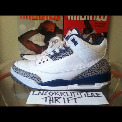 Air jordan true blue 3s