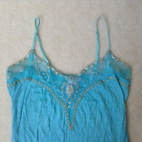 Guess Jeans Aqua/Gold Top - Thumbnail 1