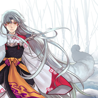Sesshomaru print - winter - Thumbnail 2
