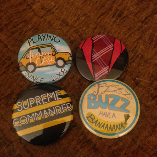 Cabin Pressure 1.5in Button Set