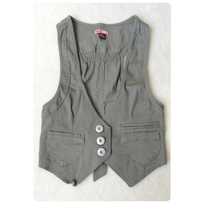 Max Rave Olive Green Vest