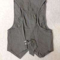 Max Rave Olive Green Vest - Thumbnail 1