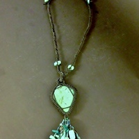 Turquoise Triangle Necklace Choker - Thumbnail 2