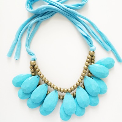 Turquoise statement necklace