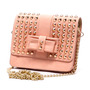 Rockstud Bow Clutch Shoulder Bag - Thumbnail 1