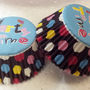 BLACK Polka Dot PARTY TIME Paper Cupcake Baking Cup Liners 100 Count - Thumbnail 1