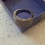 Unisex Platinum Finish Iced Out Sterling Stainless Fashion CZ RING - Thumbnail 1