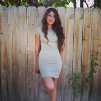 Scoop Neck Fitted Dress - Thumbnail 1