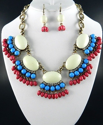 Beaded Fringe Necklace
