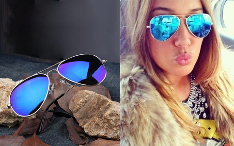 Shine Bright Aviator Sunglasses