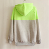Mixed colors hooded sweater  - Thumbnail 3