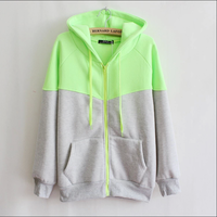Mixed colors hooded sweater  - Thumbnail 4