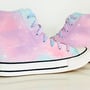 Harajuku gradient galaxy canvas shoes-1