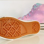 Harajuku gradient galaxy canvas shoes-4