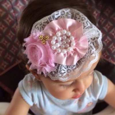 Vintage lace headband