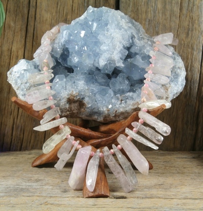 Kunzite and Rhodochrosite Necklace