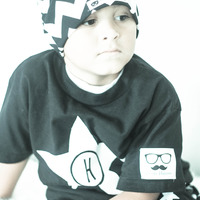 The Chevron Beanie Hat Black & White New  - Thumbnail 1