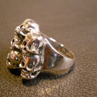Pile Of Skulls Skull Ring - Thumbnail 1