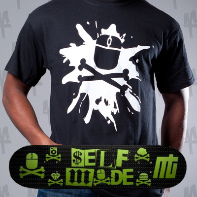 Combo kit #1 tee & skateboard