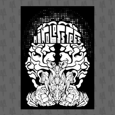 2.5x3.5" mindblown stickr