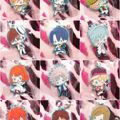 Uta no prince-sama - rubber strap - otoya / tokiya / syo / ren / natsuki / masato / ranmaru / reiji / ai / camus / cecil / haruka - 