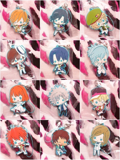Uta no Prince-Sama - Rubber Strap - Otoya / Tokiya / Syo / Ren / Natsuki / Masato / Ranmaru / Reiji / Ai / Camus / Cecil / Haruka - 