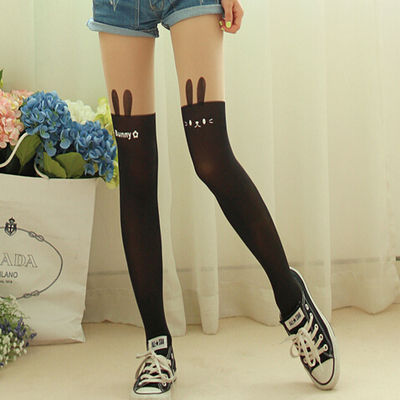 Japanese kawaii rabbit false high pantyhose