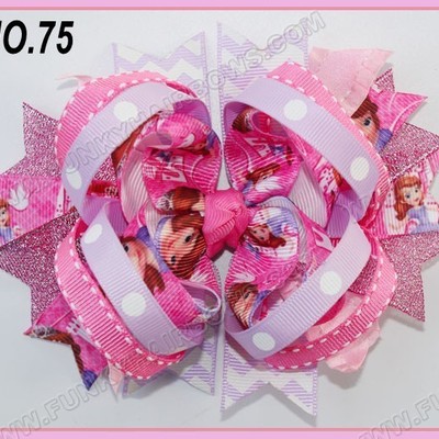 Princess sophia the first hair bow clip