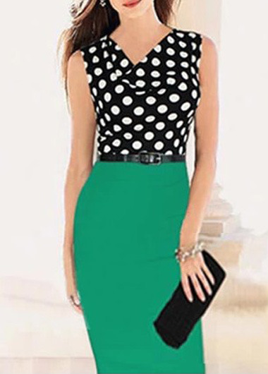 Sold Out: Polka Dot Red and Black Dress